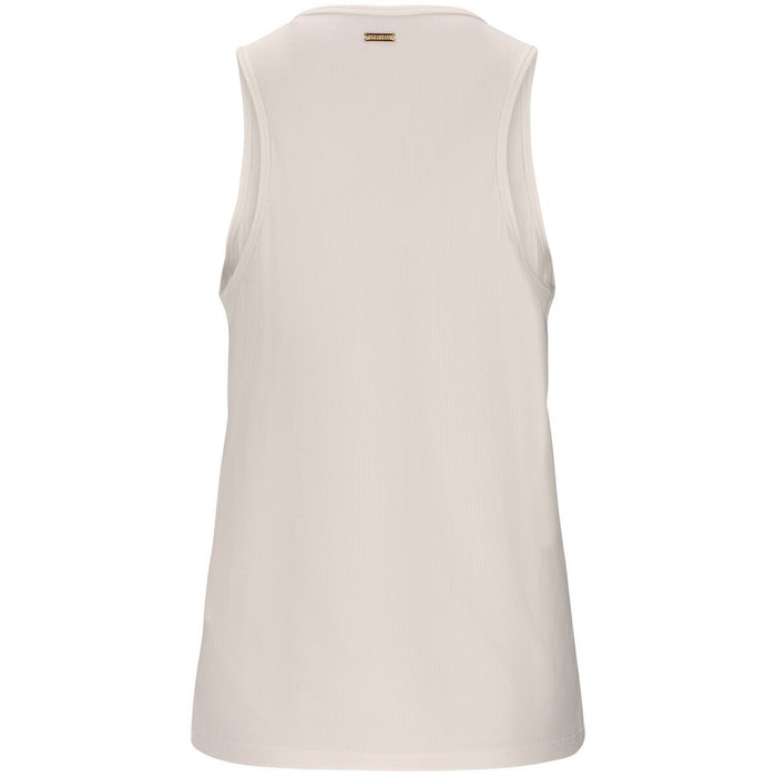ATHLECIA Tinashe W Halterneck Rib Top T-shirt 1207 Vaporous Gray