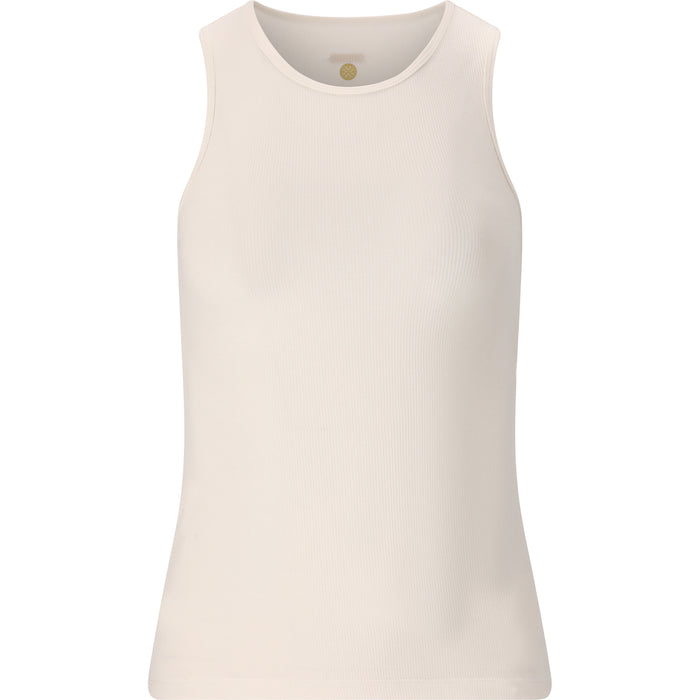 ATHLECIA Tinashe W Halterneck Rib Top T-shirt 1207 Vaporous Gray