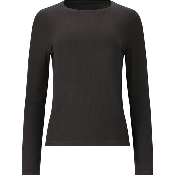 ATHLECIA Tinashe W Rib L/S Tee T-shirt 1001 Black