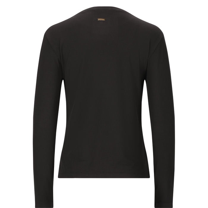 ATHLECIA Tinashe W Rib L/S Tee T-shirt 1001 Black