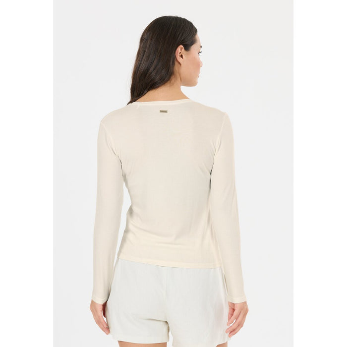 ATHLECIA Tinashe W Rib L/S Tee T-shirt 1207 Vaporous Gray
