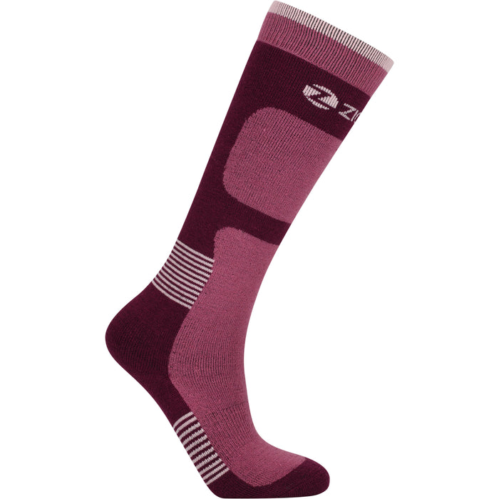 ZIGZAG Tippy Ski Socks Socks 4368 Red Violet