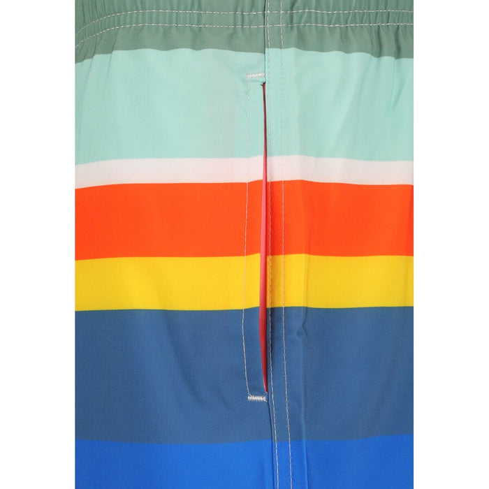 CRUZ Toby Jr. Mid Thigh Boardshorts Boardshorts Print 3624 Rainbow Stripe