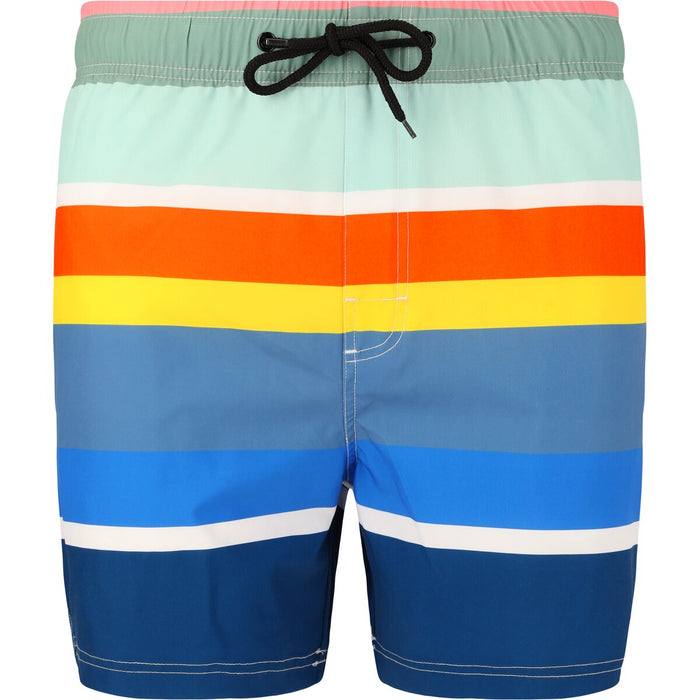CRUZ Toby M Mid Thigh Boardshorts Boardshorts Print 3624 Rainbow Stripe