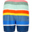 CRUZ Toby M Mid Thigh Boardshorts Boardshorts Print 3624 Rainbow Stripe