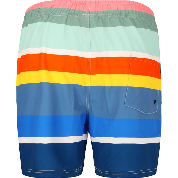 CRUZ Toby M Mid Thigh Boardshorts Boardshorts Print 3624 Rainbow Stripe