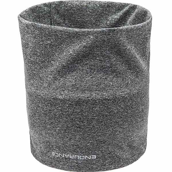 ENDURANCE Toowoomba Melange Neck Gaiter Accessories 1011 Dark Grey Melange