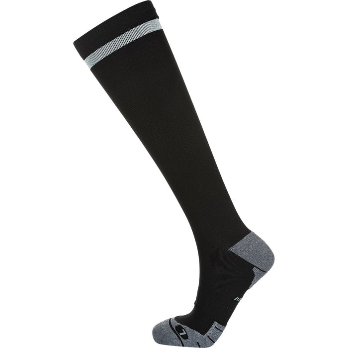 ENDURANCE Torent Reflective Long Compression Running Socks Socks 1001 Black