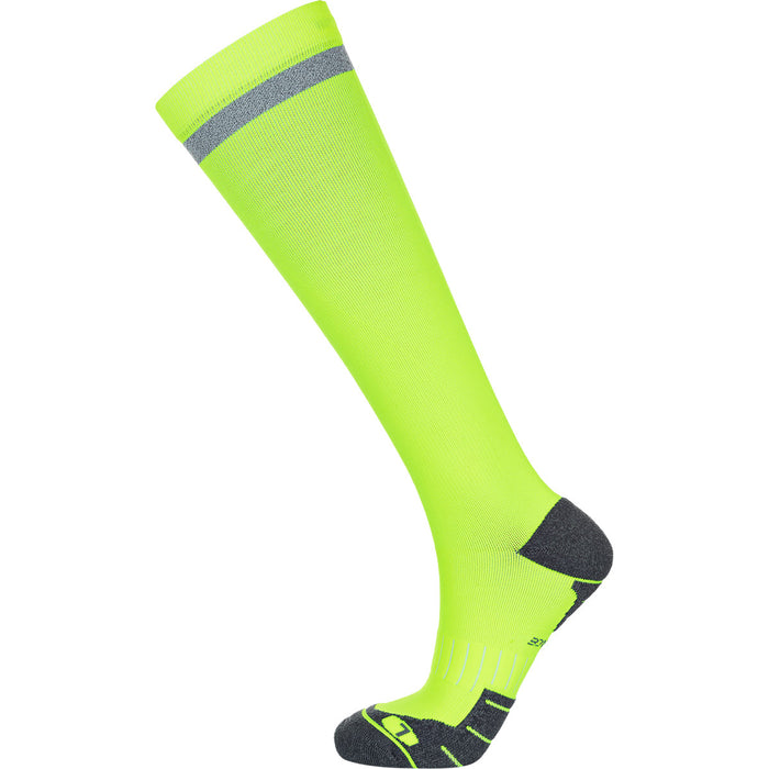 ENDURANCE Torent Reflective Long Compression Running Socks Socks 5001 Safety Yellow