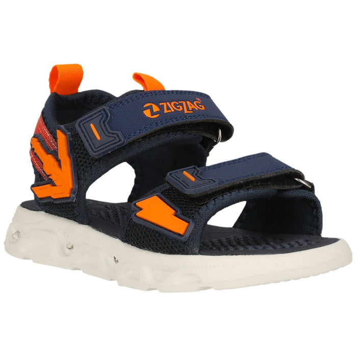 ZIGZAG Torrent Kids Sandal w/Lights Sandal 5124 Russet Orange
