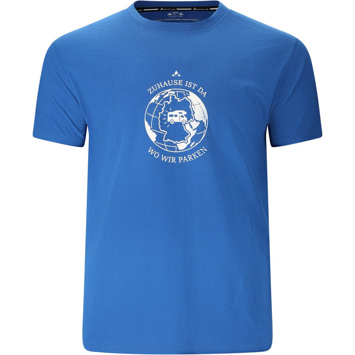 WHISTLER Travel M O-neck Printed T-shirt T-shirt 2039 Classic Blue