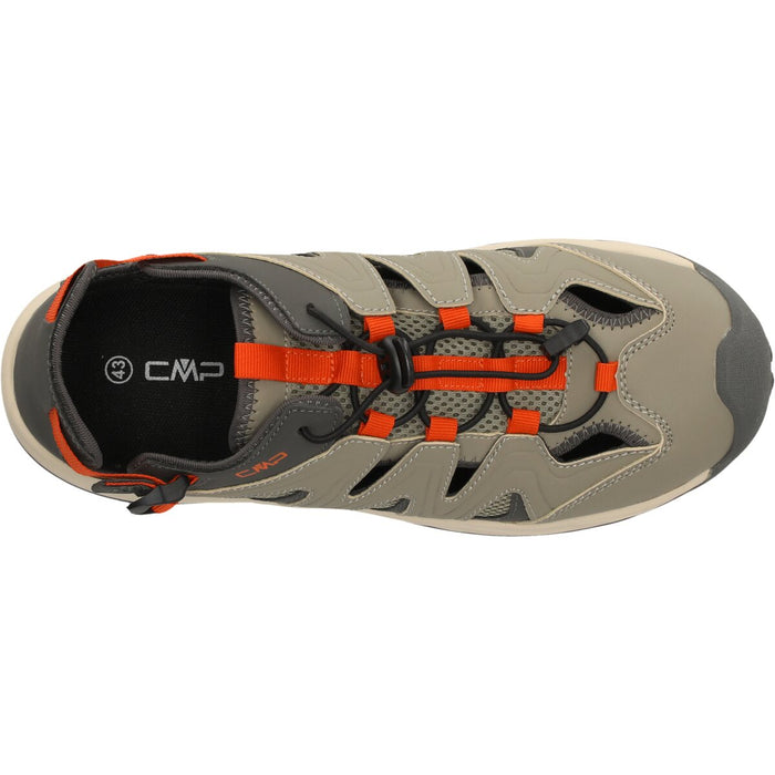 CMP Trekkor Hiking Sandal Sandal 49UV Grey-Corda-Orange