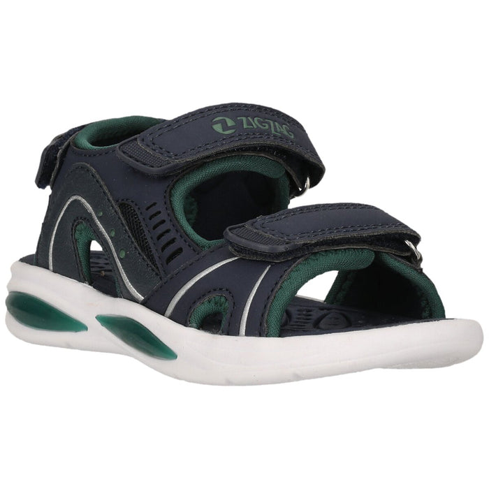ZIGZAG Trice Kids Lite Sandal W/Lights Sandal 3013 Hunter Green