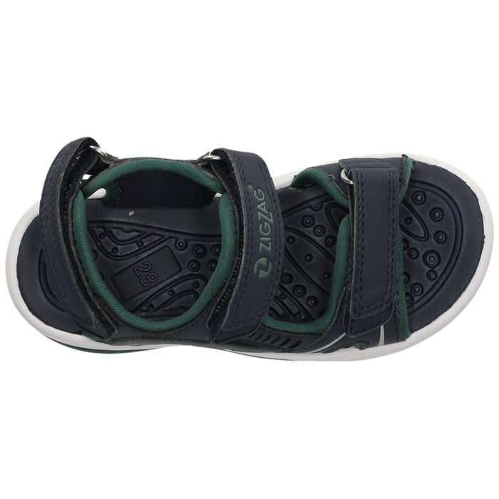 ZIGZAG Trice Kids Lite Sandal W/Lights Sandal 3013 Hunter Green