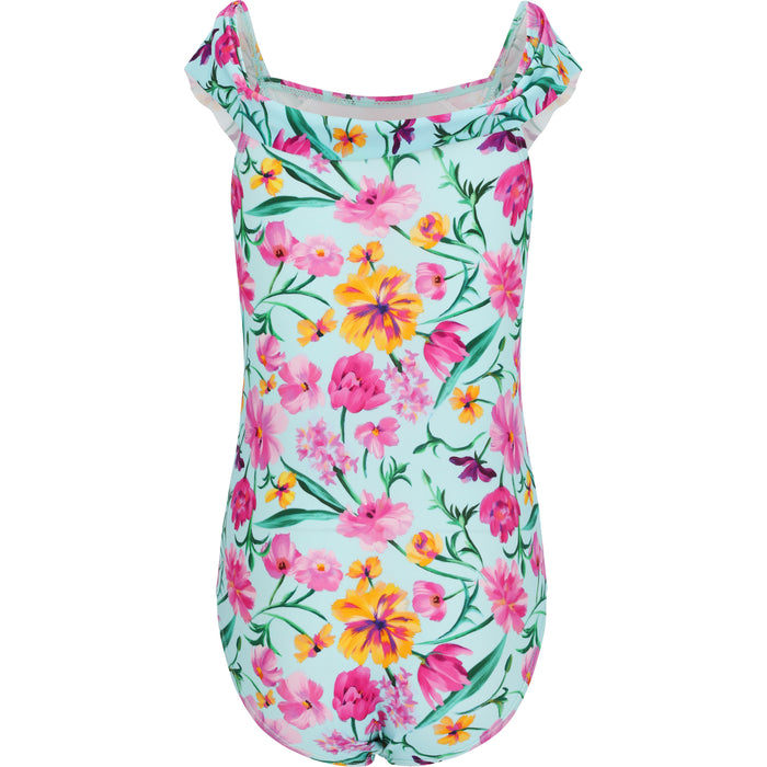 ZIGZAG Tropical Swimsuit Swimwear Print 3702 Blue