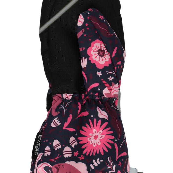 ZIGZAG True Printed Mittens Gloves 4368 Red Violet