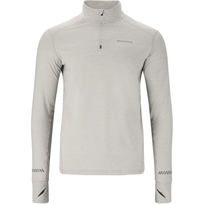 ENDURANCE Tune M Melange Midlayer Midlayer 1005 Light Grey Melange