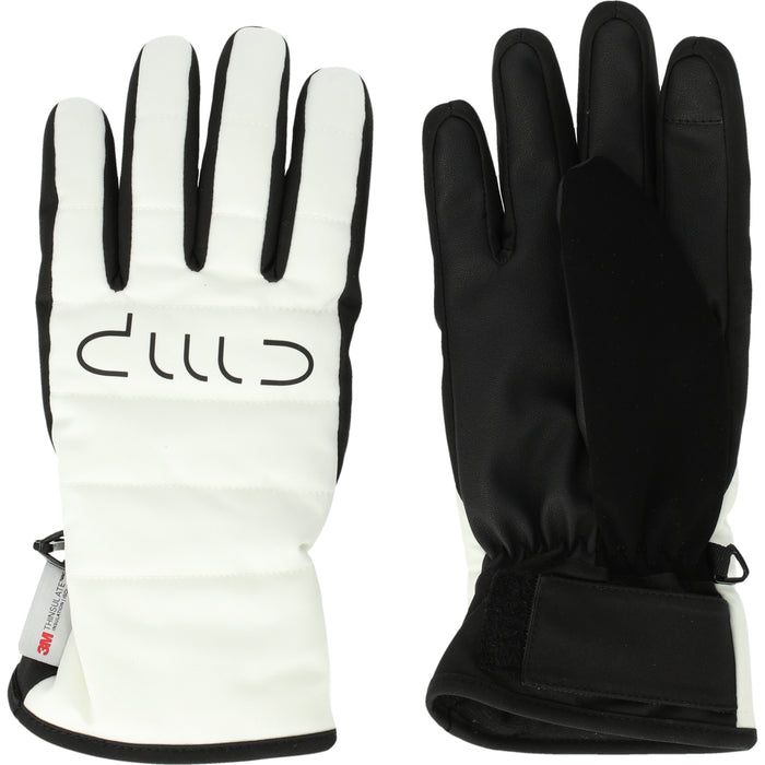 CMP UNISEX TWILL SKI GLOVES - 3M THINSULATE Gloves A125 Ivory