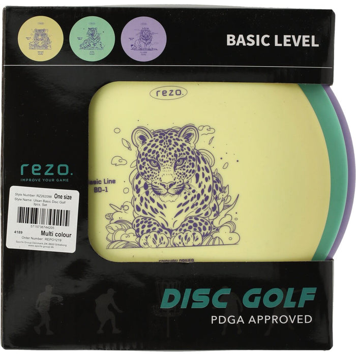 REZO Ulsan Basic Disc Golf 3pcs. Set Accessories 4189 Multi colour