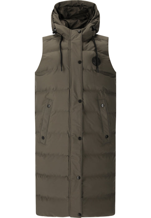 Chiefanu W Long Puffer Vest
