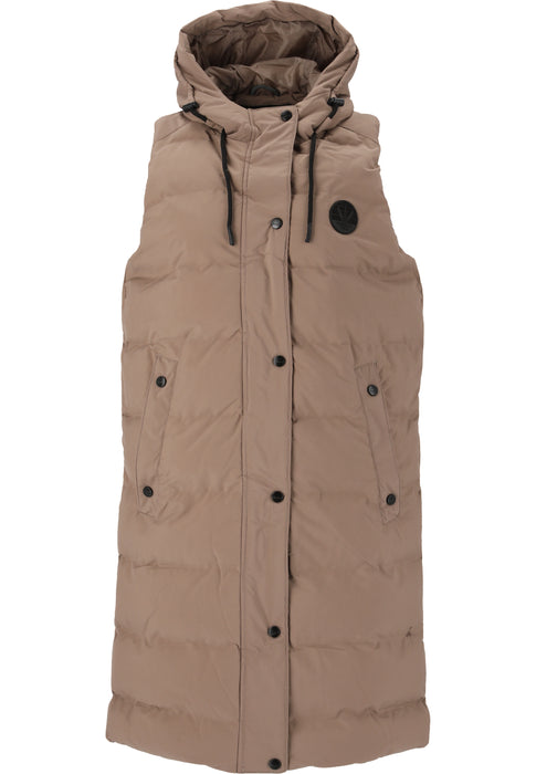 Chiefanu W Long Puffer Vest