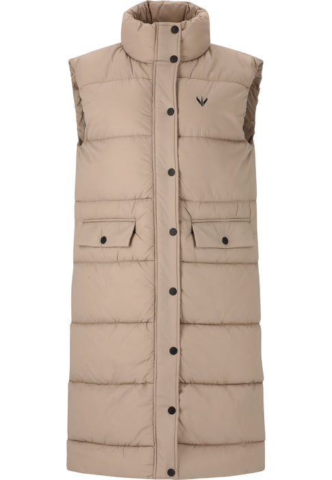 Amaretton W Long Puffer Vest