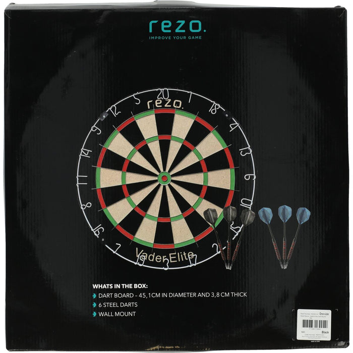 REZO Vader Elite Dart Board Set Accessories 1001 Black