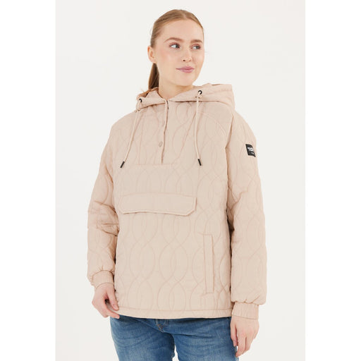 WEATHER REPORT Valeria W Quilted Anorak Jacket 1060 Chateau Gray