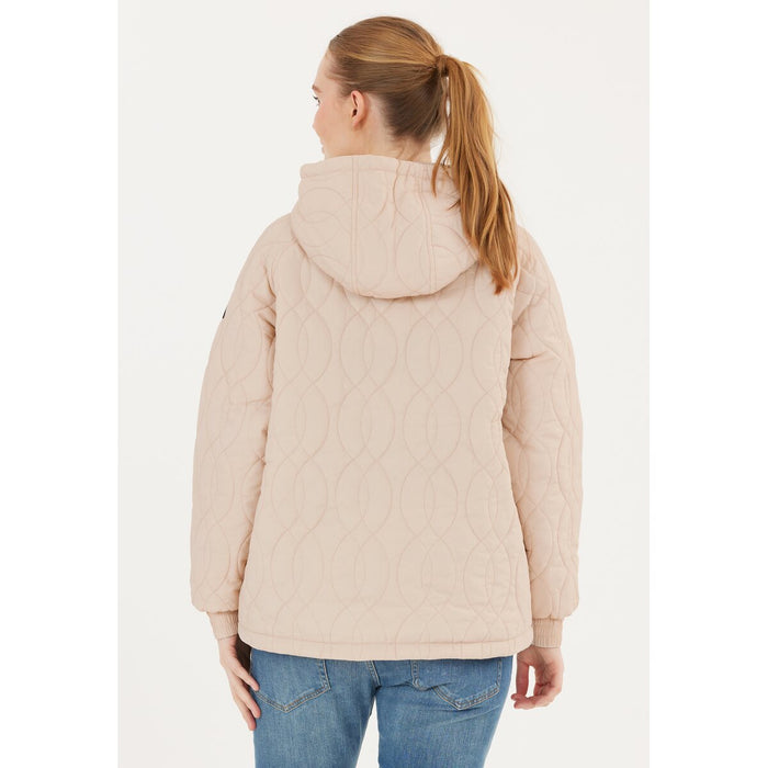 WEATHER REPORT Valeria W Quilted Anorak Jacket 1060 Chateau Gray