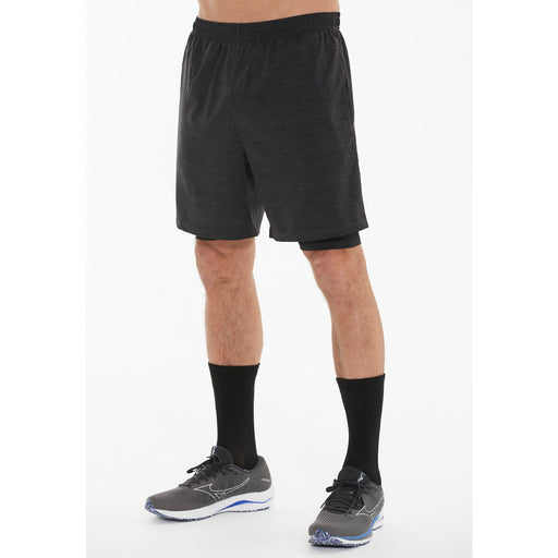 ENDURANCE Vanclause M Melange 2-in-1 Shorts Shorts 1001BM Black Melange