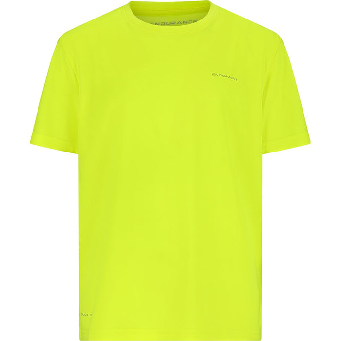 ENDURANCE Vernon V2 Jr. Performance SS Tee T-shirt 5001 Safety Yellow