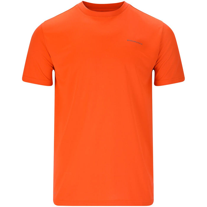 ENDURANCE Vernon V2 M Performance S/S Tee T-shirt 5002 Shocking Orange