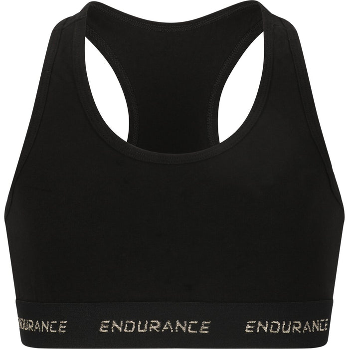 ENDURANCE Vickers Jr. Sports Bra 3-Pack Underwear 1001A Black