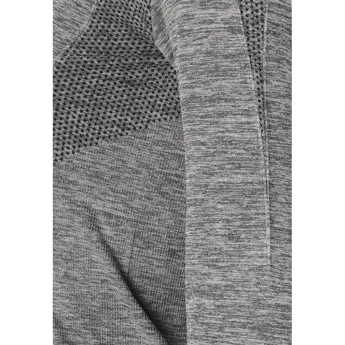 ENDURANCE Vicki W Melange Seamless Hoody Midlayer 1011 Dark Grey Melange