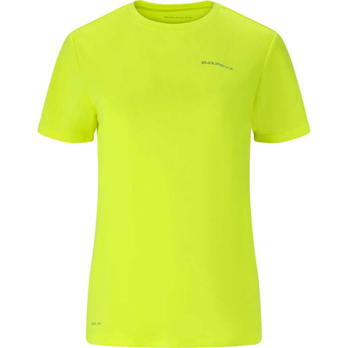 ENDURANCE Vista V2 W Performance S/S Tee T-shirt 5001 Safety Yellow
