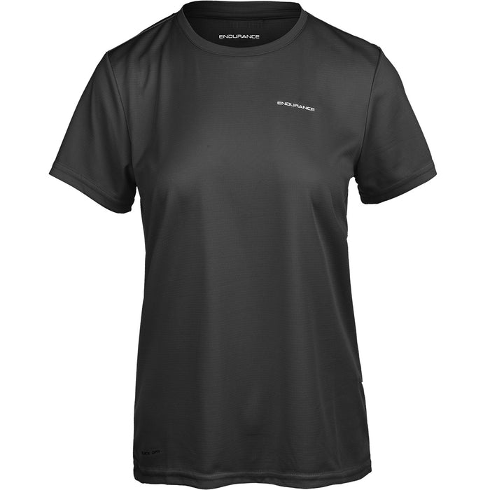 ENDURANCE Vista W Performance S/S Tee T-shirt 1001 Black