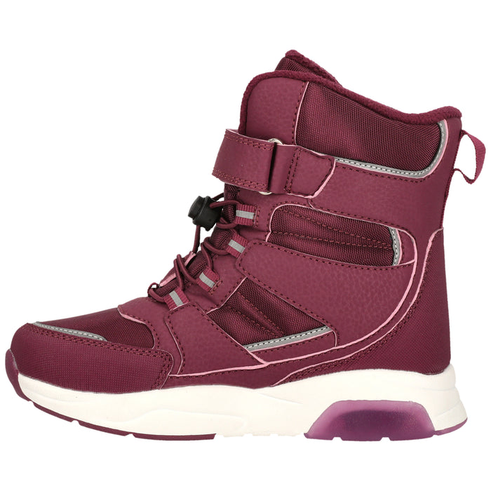 ZIGZAG Vizar Kids Boot WP w/Lights WP Boots 4078 Dark Purple