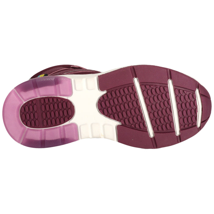 ZIGZAG Vizar Kids Boot WP w/Lights WP Boots 4078 Dark Purple