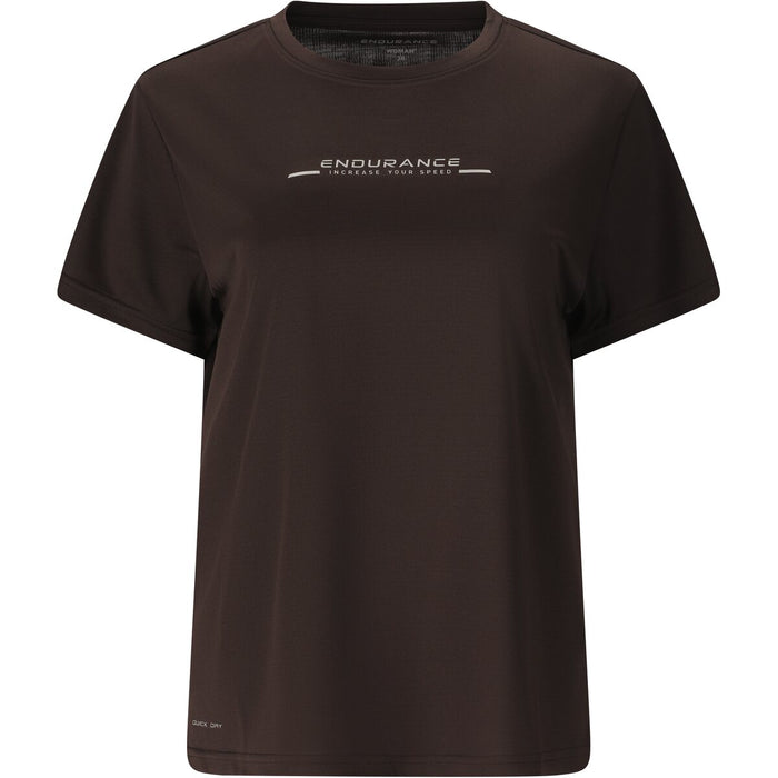 SPORT Vizuv V3 W SS Performance Tee T-shirt 1294 Chocolate Torte
