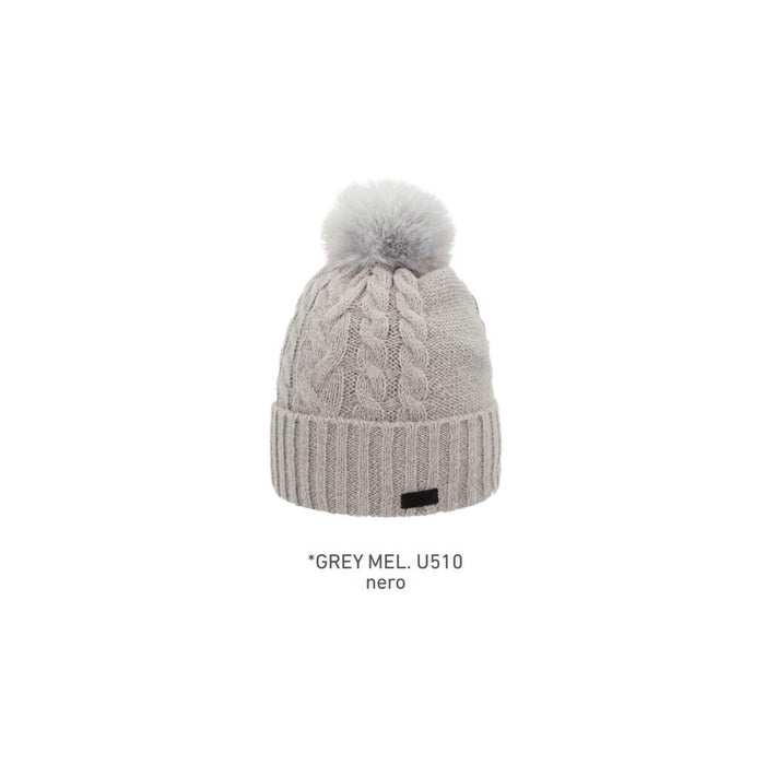 CMP WOMAN KNITTED HAT Hoods U510 Grey Melange