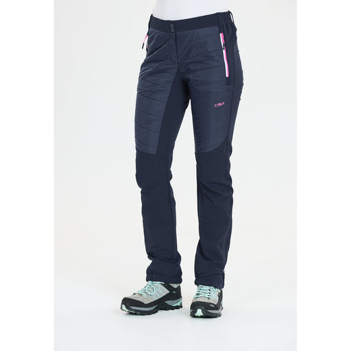 CMP WOMAN PANT HYBRID STRETCH - PRIMALOFT Pants N950 Black Blue