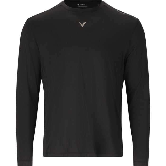 VIRTUS Walton M L/S Performance Tee T-shirt 1001 Black