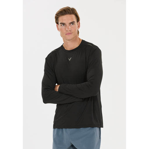 VIRTUS Walton M L/S Performance Tee T-shirt 1001 Black