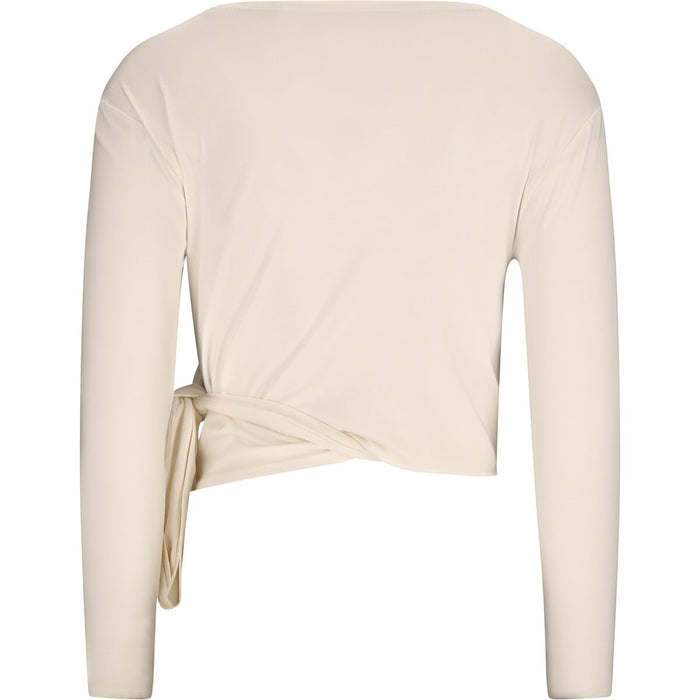 ATHLECIA Walyn W Wrap Blouse Midlayer 1207 Vaporous Gray