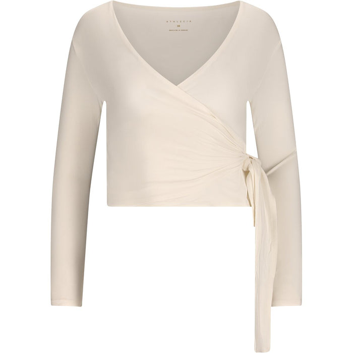 ATHLECIA Walyn W Wrap Blouse Midlayer 1207 Vaporous Gray