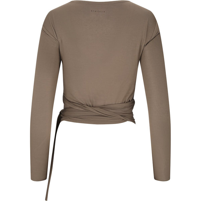 ATHLECIA Walyn W Wrap Blouse Midlayer 1292 Greige
