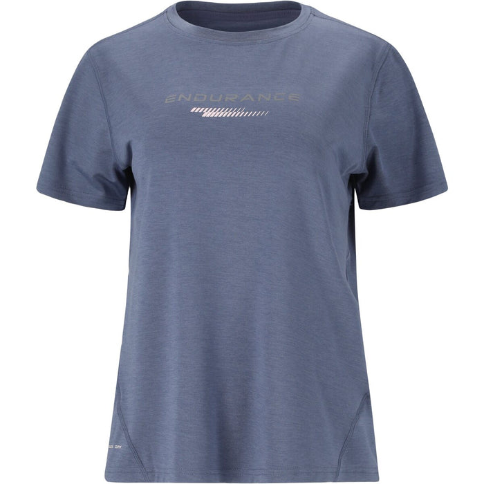 ENDURANCE Wange W Melange S/S Tee T-shirt 2177 Serenity Blue