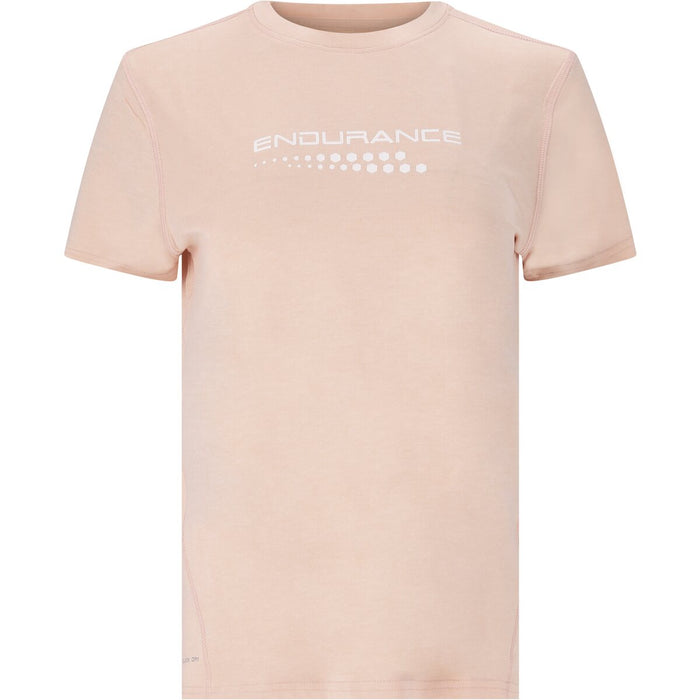 ENDURANCE Wange W Melange S/S Tee T-shirt 4179 Dusty Peach