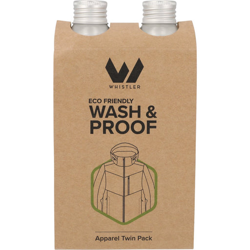 WHISTLER Wash and Proofer Twin Pack 225ml Wash and Proofer 1001 Black