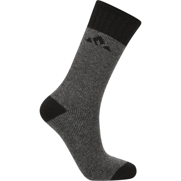 WHISTLER Waverlou 2-Pack Socks V2 Socks 1011 Dark Grey Melange